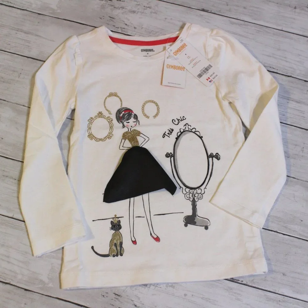 Gymboree Girl Jeans Top Size 4T 4 Slim Lot